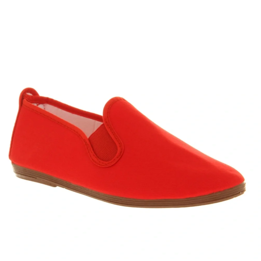 UK FunkyFashion Unisex Women Mens Javer Flossy Espadrilles Plimsoll Flat 9